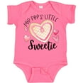 thumbnail image 3 of Inktastic Pop Pop's Little Sweetie with Pink Heart Cookie Boys or Girls Baby Bodysuit, 3 of 5