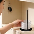 thumbnail image 4 of Acrylic Glass Lid Storage Rack Organizer for Kitchen Countertop and Bar Cabinet, 4 of 9