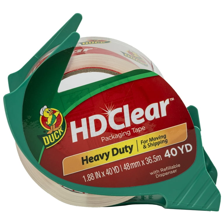 Duck HD Clear Heavy Duty Packaging Tape - Clear - 1.88