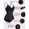 thumbnail image 5 of Women's Lace Bodysuit Tummy Control Shapewear with V-Neck and Backless Design, 5 of 6