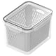 thumbnail image 1 of Double Layer Storage Case with Lid Food Grade Drain Basket Storage Box for Kitchen & Dining Gadgets, 1 of 5