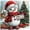 Christmas Diamond Art 0723-1, variant on Christmas Diamond Art Kits for Adults Beginners,Bell Diamond Painting Kits for Adults,5D Full Drill DIY Diamond Dot Gem Art Kit Wall Decor Arts Craft 12X12 inch