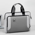 thumbnail image 2 of 2021 Laptop Bag Case 14 15 15.6 Inch Waterproof Notebook Bag For Macbook Air Pro 13 15 Computer Shoulder Handbag Briefcase Bag Gray-B 14-inch, 2 of 6