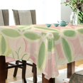 thumbnail image 5 of Yayeee Tablecloths 60" x 60" Rectangle Wrinkle Resistant Party Table Cover, Light Green Geometric, 5 of 8