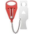 thumbnail image 1 of cerradura de puerta portátil, cerradura de viaje, agregue cerradura adicional para mayor seguridad y privacidad, cerradura fuerte y resistente para viajes, hotel, apartamento Kuyhfg Bienvenido a Kuyhfg, 1 of 5
