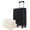 Black, variant on Euroco Carry-On Luggage Set 3 Piece,ABS Lightweight Durable Suitcase with Spinner Wheels, TSA Lock & 2 Packing Cubes,20 Inch Hardshell Airline Approved Luggage for Men Women Travel,Blue Gray