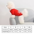 thumbnail image 2 of Warm Cotton Pullover Brushed Pet Coat For Dogs Cats Teddy Bear Dog Sweater Pet Costume Dog Hoodies Pet Clothes PINK M, 2 of 8