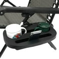 thumbnail image 3 of Plateau de Chaise Gravité en Plastique Porte-Gobelet de Chaise Longue Pliable Porte-Gobelet de Fauteuil Inclinable Porte-Boisson Stable Plateau de Table de Chaise de Plage, 3 of 7