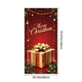 thumbnail image 3 of Cortina Navideña para Puerta con Diseño de Papá Noel | Cortina de Poliéster de 89 X 183 Cm | Fácil Instalación para Puertas, Paredes y Mesas | Decoración para Fiestas Navideñas - 1 Unidad, 3 of 6