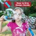 thumbnail image 4 of Bubble Wands MorTime, paquete de 36 unidades para niños, 8 colores, solución de 120 ml, 4 of 7