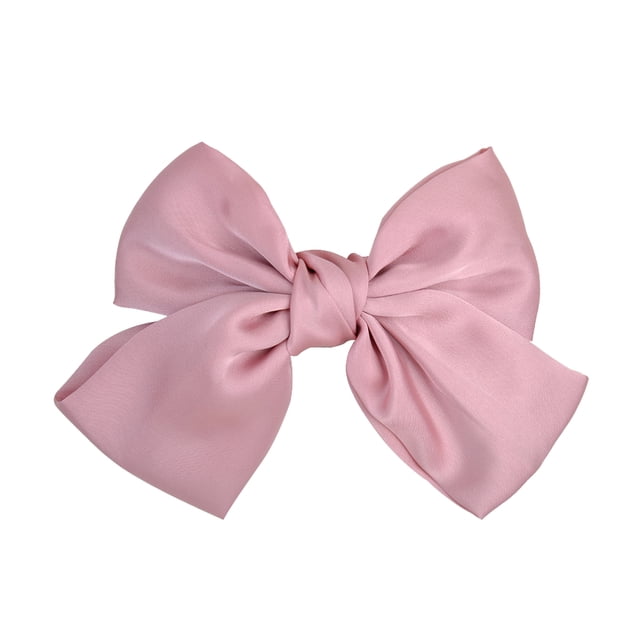 Bandeau Grand pour Cheveux, Pince à Ressort, Nœud Réglable, Multicolore, Sans Accroc, Porte-Queue, Épingles à Cheveux, Chouchous pour Filles, Rose Clair, 1 Ensemble
