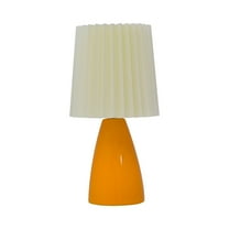 Touch Control Table Lamp with USB Charging Ports & Remote | 3 Color Temperatures & Dimmable LED | Linen Fabric Shade Nightstand Lamp for Bedroom & Living Room | Includes Bulb & Remote Control