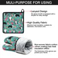 thumbnail image 7 of Australian Shepherd Dog and Flower Kitchen Oven Mitt and Pot Holder Sets 4 Pcs for Baking, Cooking and Grilling, Heat Resistant Up To 392 °F, 7 of 7