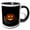 Black/White, variant on 3drose, Jack O Lantern Gothic Style, 15oz Mug