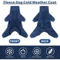 thumbnail image 5 of UOSIA Dog Winter Coat Soft Pullover Pajamas, Warm Dog Cold Weather Coats Fleece Coat, 5 of 7