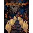 thumbnail image 3 of Decoraciones de Halloween Albelt Ghost Solar, paquete de 6 unidades, para exteriores, 3 of 8