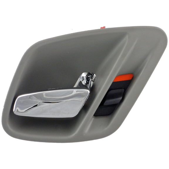 Dorman 81667 Interior Door Handle for Specific Jeep Models, Chrome Lever; Gray Housing