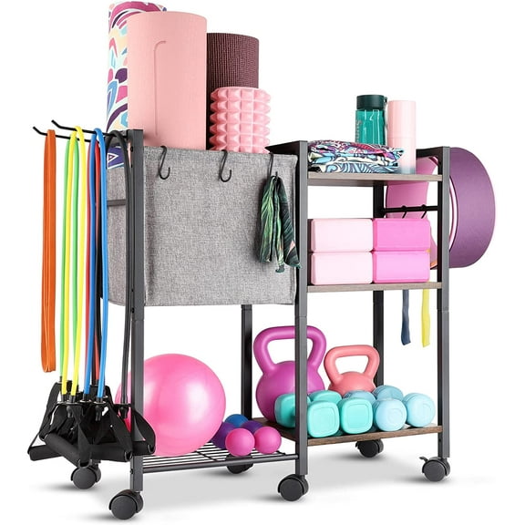 Weight Rack Dumbbell Rack Garage Storage Organization Garage Shelving Yoga Mat Storage Rack Home Gym Equipment Workout Equipment Storage Organizer Yoga Mat Holder Gym Essentials Women Men Fitness
