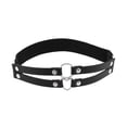 thumbnail image 3 of Liguero de pierna Arnés de pierna Moda para mujer Correas dobles Corazón Forma redonda Regalos góticos Tirante para cumpleaños Cosplay Carnaval Negro Fernando Liga de pierna ajustable, 3 of 8