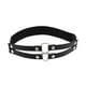 thumbnail image 3 of Liguero de pierna ajustable Hugo para niña 2 filas Punk cuero PU negro, 3 of 9