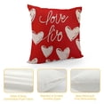 thumbnail image 4 of PHYHOO  Valentines Day Pillow Covers  Love Heart Red Pillowcases Valentine's Day Decorative Throw Pillow Covers Lovely Home Decor for Sofa Couch, 4 of 5