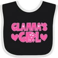 thumbnail image 3 of Inktastic Glamma's Girl Girls Baby Bib, 3 of 4