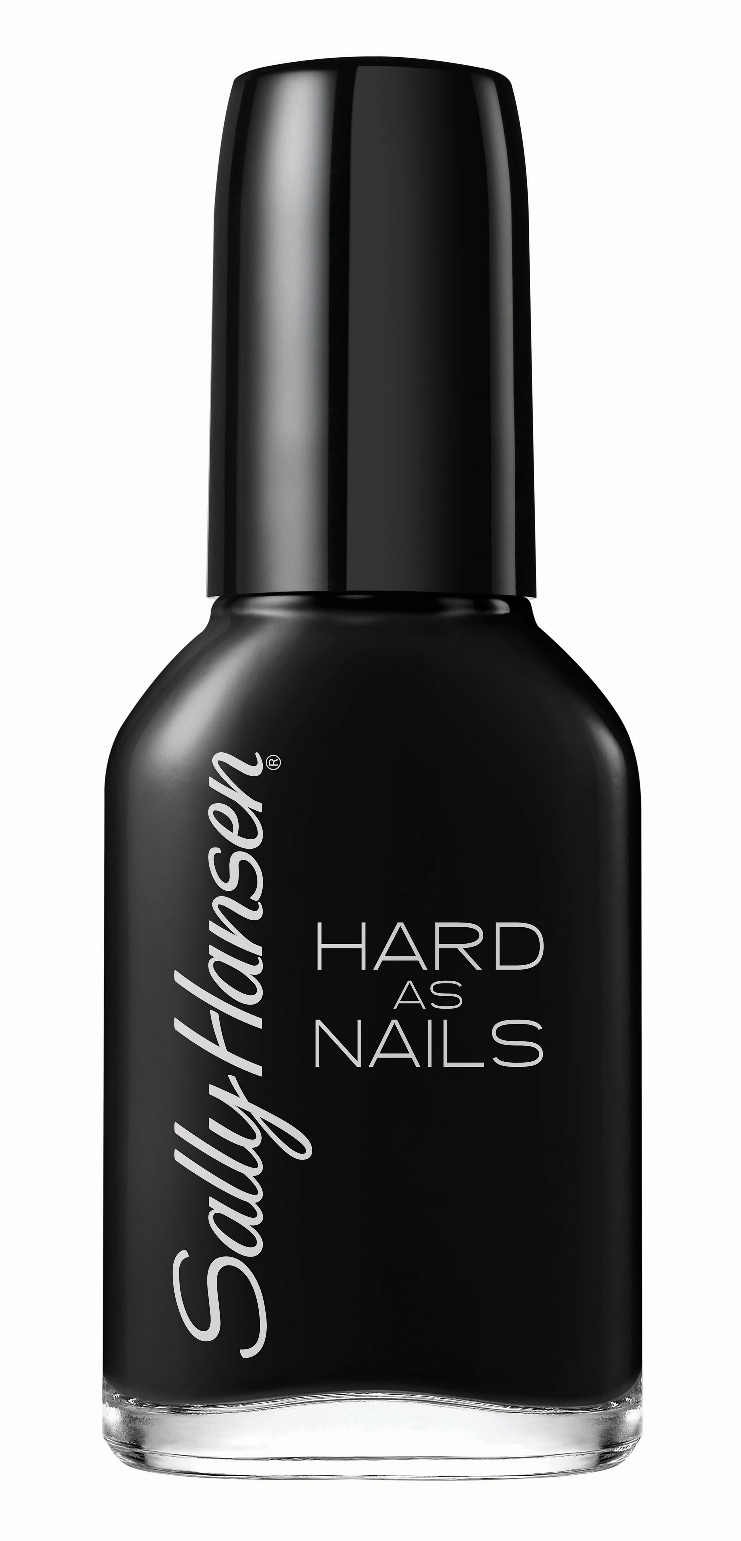 Sally Hansen Hard As Nails Nail Color, Black Heart, 0.45 oz, Color Nail Polish, Nail Polish, Red Nail Polish, Contains B5 and Green Tea
