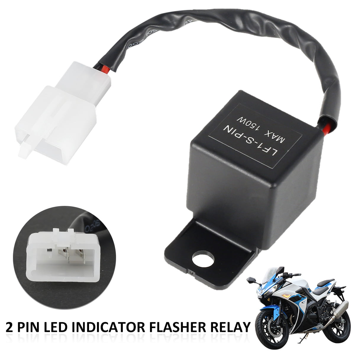 New Honda 4 Pin Indicator Relay for LED & Standard Type Indicators 