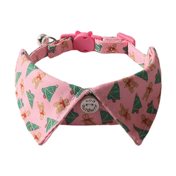 Collares navideños para gatitos, accesorios de decoración para collares de la serie Holiday, accesorio festivo divertido para gatos, gatitos y perros Hombre de jengibre