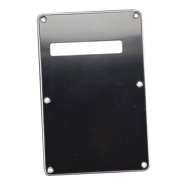 Placa posterior de la cubierta de la cavidad del trémolo Sunnimix piezas de guitarra accesorios duraderos para guitarras negro oscuro