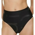 thumbnail image 2 of Calvin Klein BLACK High-Waist Logo Bikini Swim Bottom, US Large, 2 of 3
