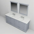 thumbnail image 6 of Dark Grey Double Bath Vanity 84 In. X 22 In., Marble Top, Faucet Included, 34 Mirrors - To Scratches And Stains For A Bathroom W D With , Scratch Stain Comfortable, 6 of 7