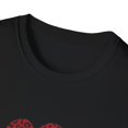 thumbnail image 3 of Peace Love Cure Blood Cancer Awareness Month Red Ribbon TShirt, 3 of 4