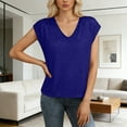 thumbnail image 2 of JAJAHO Women's Sparkling Sequin T Shirts Glitter Party V Neck Sleeveless Shiny Tunic Club Night Out Stylish Tops, 2 of 5