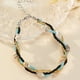 thumbnail image 1 of Xiao Hua Pulsera de cuentas de arroz de concha con colgante de playa Pulsera de cuentas de cristal de concha, estilo H, 1 of 4