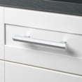 thumbnail image 3 of GlideRite 5 in. Center Solid Hexagon Bar Pull Cabinet Hardware Handle, Polished Chrome, Pack of 10, 3 of 3