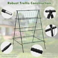 thumbnail image 5 of Costway Cucumber Trellis for Plant Climbing Foldable Garden Tunnel Trellis with Plastic Coated Tube, 5 of 10
