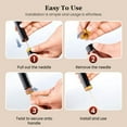 thumbnail image 5 of 2-Pack Wine Opener, 2026 New Pocket Air Pressure Wine Bottle Opener, Portable Assemblable Design for Travel, Fast 7 Second Bottle Opening Corkscrew, Manual Lightweight Wine Openers (Yellow), 5 of 7