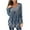 Gray, variant on IROINNID Long Sleeve T-Shirts for Women Home Open Button Round Neck Loose Fit Pleated Tunic Shirt Blouse Tops,Black