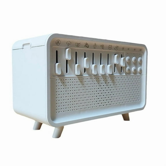 Bluetooth Speaker White Noise Machine Diffuser Air Aroma Diffuser Humidifier Machine with 8 Group Nature Sound US Plug,1 x White Noise Sound Machine 1 x USB cable 1 x US AC adapter,White