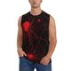 thumbnail image 1 of Fotbe Red Spider On The Web Men's Camiseta sin Mangas Estampada para Hombres, Playera Casual para Gimnasio, Entrenamiento, Playa-Small, 1 of 7