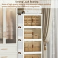 thumbnail image 5 of 2/3/4/5Layer Extra Large Storage Cabinet, Multi-tier Storage Box with Doors, Stackable Storage Containers for Shoes Sundries Books Clothes, Household Storage Organizer for Closet, Bedroom, Kitchen, 5 of 10