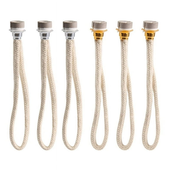 6Pcs Catalytic Wick Replacement Oil Lamp Air Control Burner Lamps