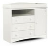 South Shore Peek-a-boo Changing Table, White