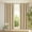 Beige, variant on Blackout Door Curtain, Cebalnir 41.7 Inch W x 63 Inch L French Window Door Half Curtain Thermal Insulated Blackout Shades for Kitchen Home, 1 Panel