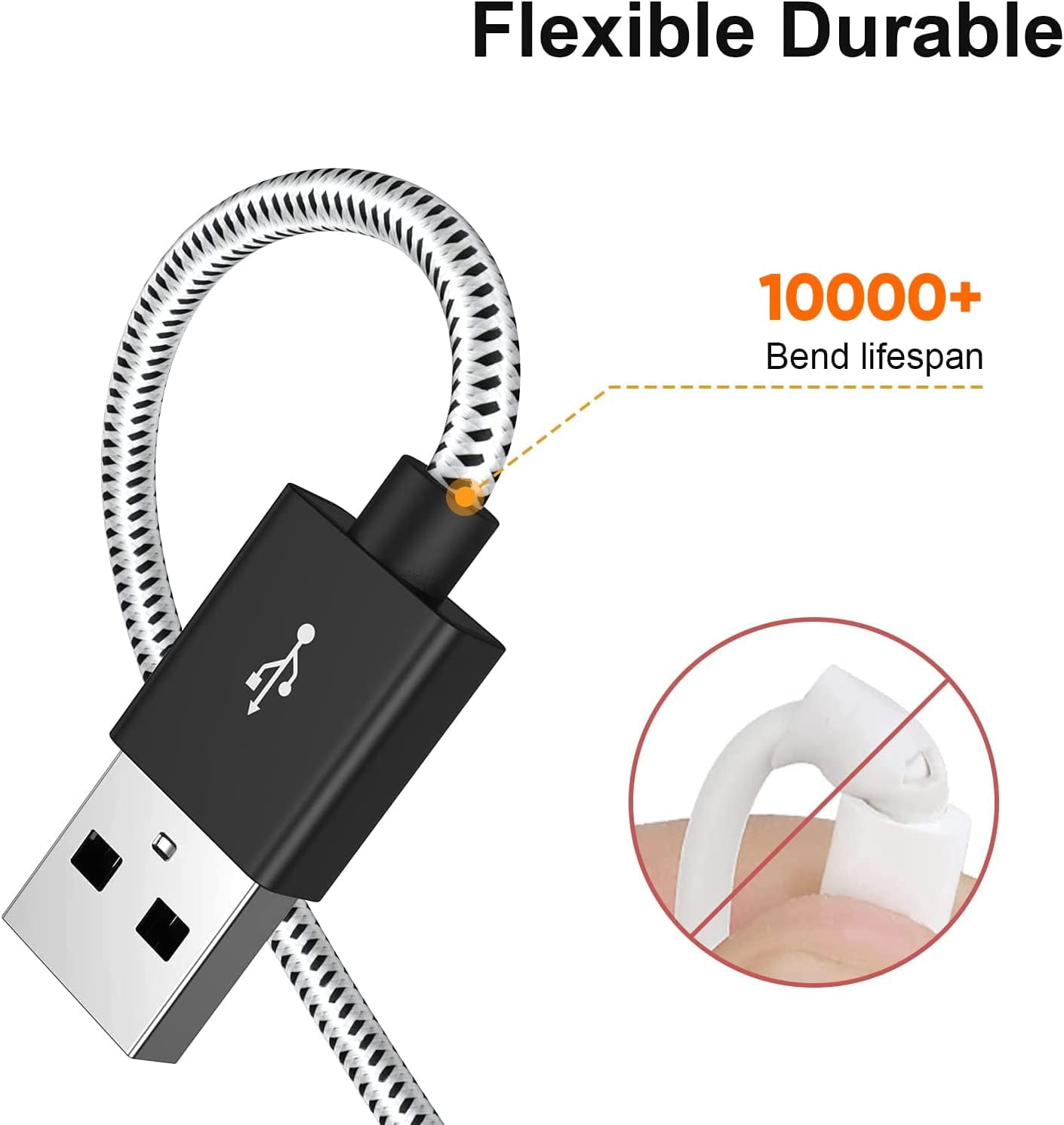 18W Fast Home Charger for TCL NxtPaper 11/Tab 11 - 6ft USB-C Cable Power Adapter QC3.0 TYPE-C Cord Travel Wall AC Plug