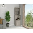 thumbnail image 2 of Newboti Furniture Seattle Bar Cabinet, Eight Bottle Cubbies, Two Large Open Shelves 48842, 2 of 13