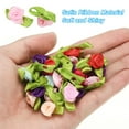 thumbnail image 4 of Uxcell 0.6'' Tiny Satin Ribbon Rose Fabric Flowers Embellishments Rosettes Applique Pink 250 Pcs, 4 of 6