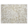 thumbnail image 2 of Addison Rugs Chantille Indoor/Outdoor Transitional Swirls Ivory Washable Rectangle Rug, 1'8" x 2'6", 2 of 6