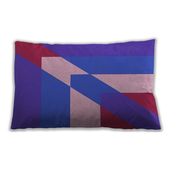 Ahgly Company Indoor Rectangular Contemporary Lumbar Throw Pillow, 13 inch by 19 inch